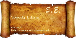 Somody Edina névjegykártya