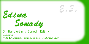 edina somody business card